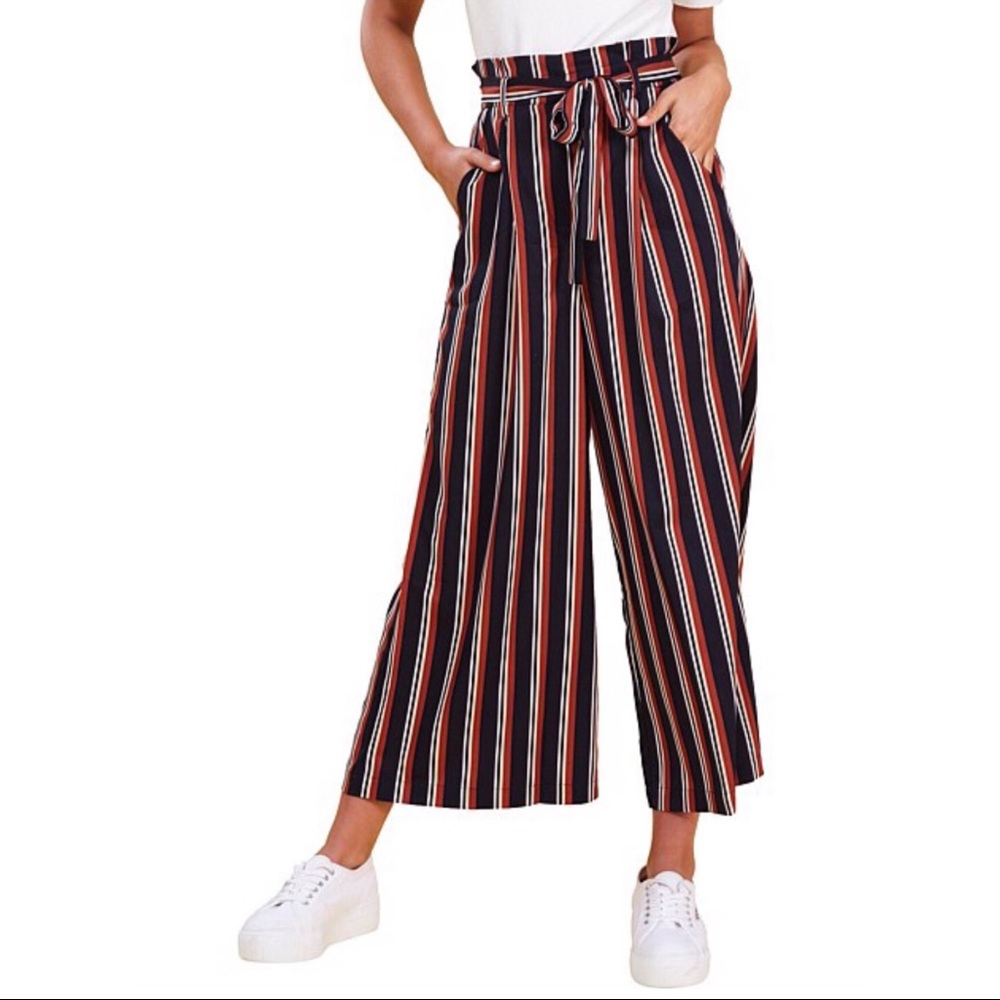 MINKPINK MPC | Illusions Paper Bag Striped Pants